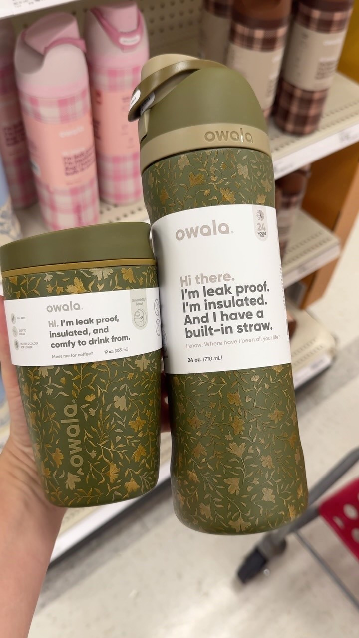 New @owala release at Target! 🎯 the green is perfect for fall! NOT online yet but Follow + comment “SHOP” for a link when they are! (make sure you’re following to receive it) ✨ & if you love Holiday finds and gift ideas, follow along for more!