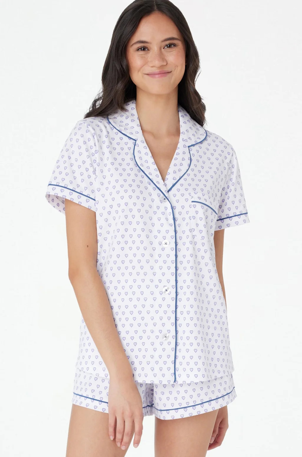 Hearts Polo Pajamas | Roller Rabbit