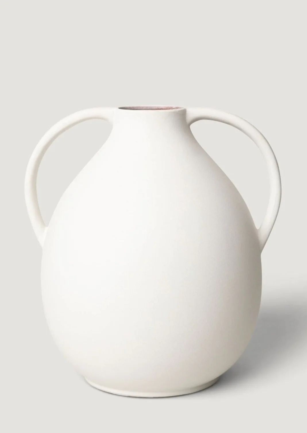Afloral Clay Jug Vase in Salt - 14" | Afloral