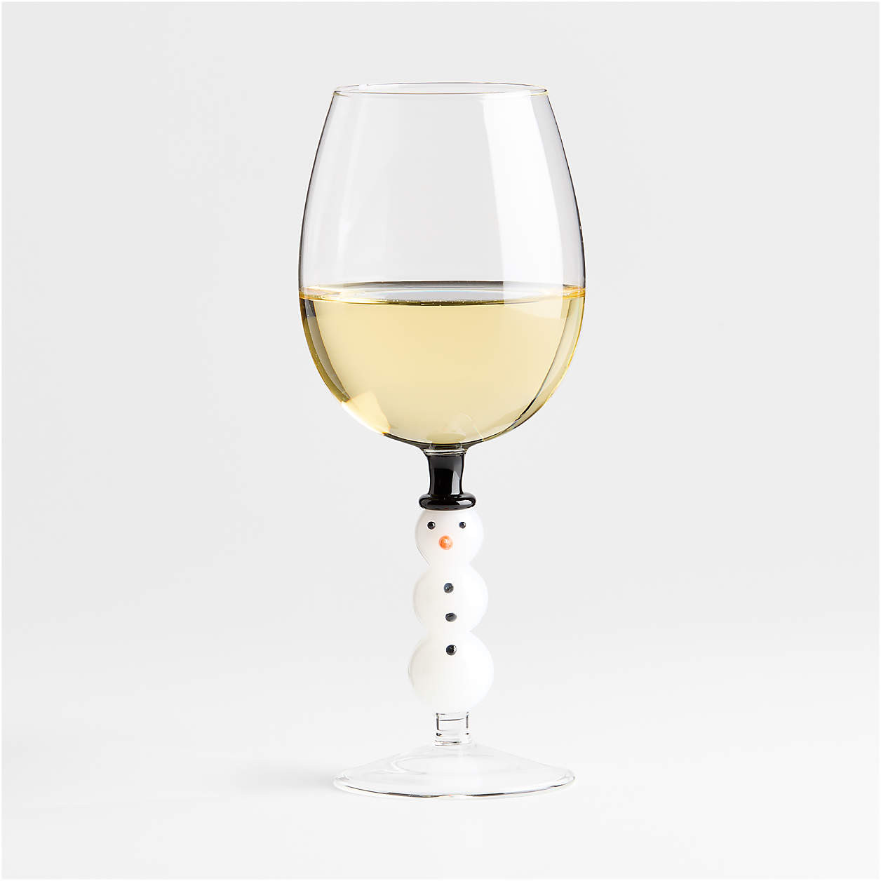 Hand-Blown Christmas Tree Icon 13.5-oz. Wine Glass + Reviews | Crate & Barrel | Crate & Barrel