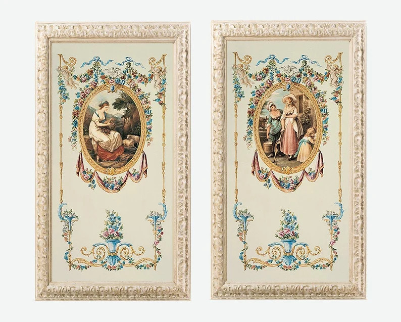 Neoclassical Decor Victorian Wall Art Classic Art Print of - Etsy | Etsy (US)