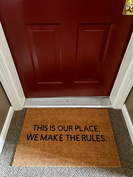 Taylor Swift Doormat: this is our place, we make the rules

#LTKhome