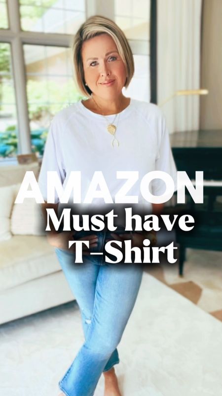 **Coment LINK if you've been searching for the PERFECT summer T-Shirt!***

I found it!  This T-shirt is beyond amazing!  And..they are under $20!

It easily can be worn out or half tucked, It has ample, flowy sleeves

It's soft as butter

and it comes 15 BEAUTIFUL colors!

I might seriously get them all!  Love these so much!

I linked everything you saw in the video!!!  

Again, Comment the word LINK and I’ll send the  details directly to your inbox OR go to my blog Links - http://Dawnedonme.com for all my LTK shoppable links.  

Make sure you’re following me (please and thanks) to ensure the DM is sent.  Check your “request” folder if you don’t see it.   

Send this to someone you think might like it because sharing is caring😊   And  don’t forget to turn on reel notifications so you don’t miss one.  

A BIG Thank you for shopping my links.  It enables me to continue to deliver fun and affordable outfit ideas.  


Over 50 style, over 40 fashion, fashion over 40, fashion over 50, how to style, midlife fashion, midlife women.  

#Amazonfind #cruiseoutfit #resortwear #vacationoutfit #resortstyle #vacationstyle #springvibes #amazonfashionfinds #stylereels #over40style #agelessstyle #fashionover40 #fashionover50 #over40styleblogger #womenfashion #southbend #notredamealum #springoutfit #chicstyle #accessoryqueen #janewin #summertee #t-shirt #whitetee #teeshirt #casualstyle #weekendlook #targetfind #crossbody #shorthaircut #shorthair

#LTKOver40 #LTKSeasonal #LTKFindsUnder50