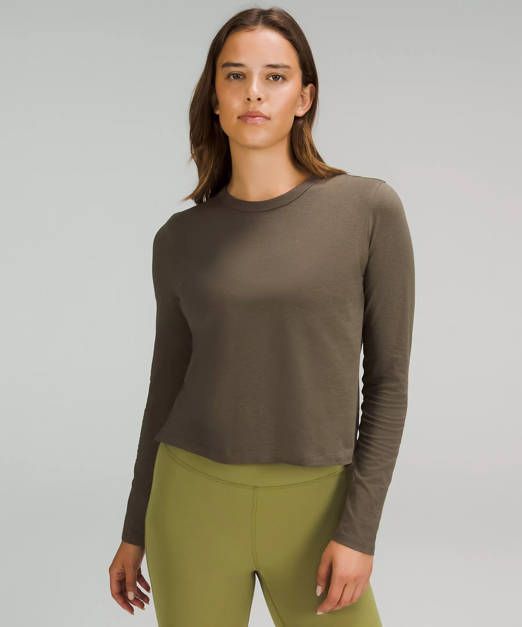 Classic-Fit Cotton-Blend Long Sleeve Shirt | Women's Long Sleeve Shirts | lululemon | Lululemon (US)