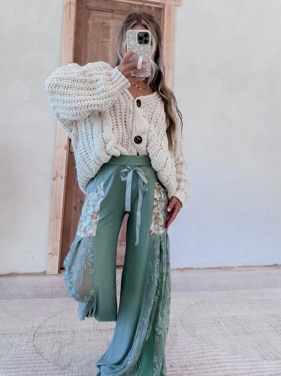 Fall Fun Floral Lace Pants | CK Squared Boutique