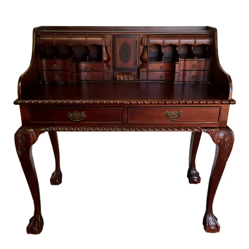 Felder Solid Wood Secretary Desk | Wayfair North America