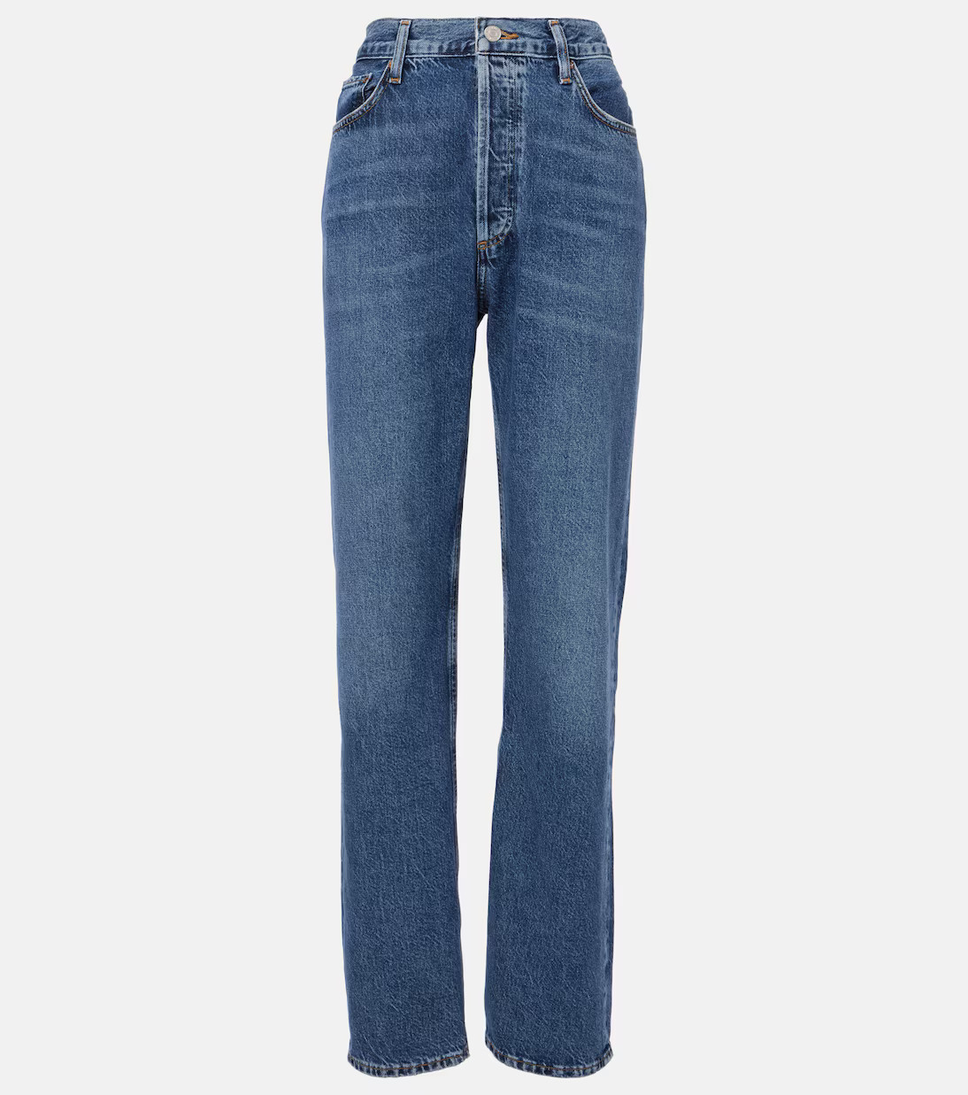 90's Pinch Waist Long high-rise straight jeans | Mytheresa (INTL)
