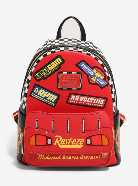 Loungefly Disney Pixar Cars Lightning McQueen Rust-eze Light-up Mini Backpack — BoxLunch Exclus... | BoxLunch