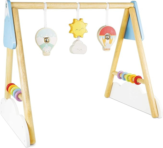 Le Toy Van Hot Air Balloon Baby Gym Premium Wooden Toys for Kids Ages 2 Months & Up | Amazon (US)