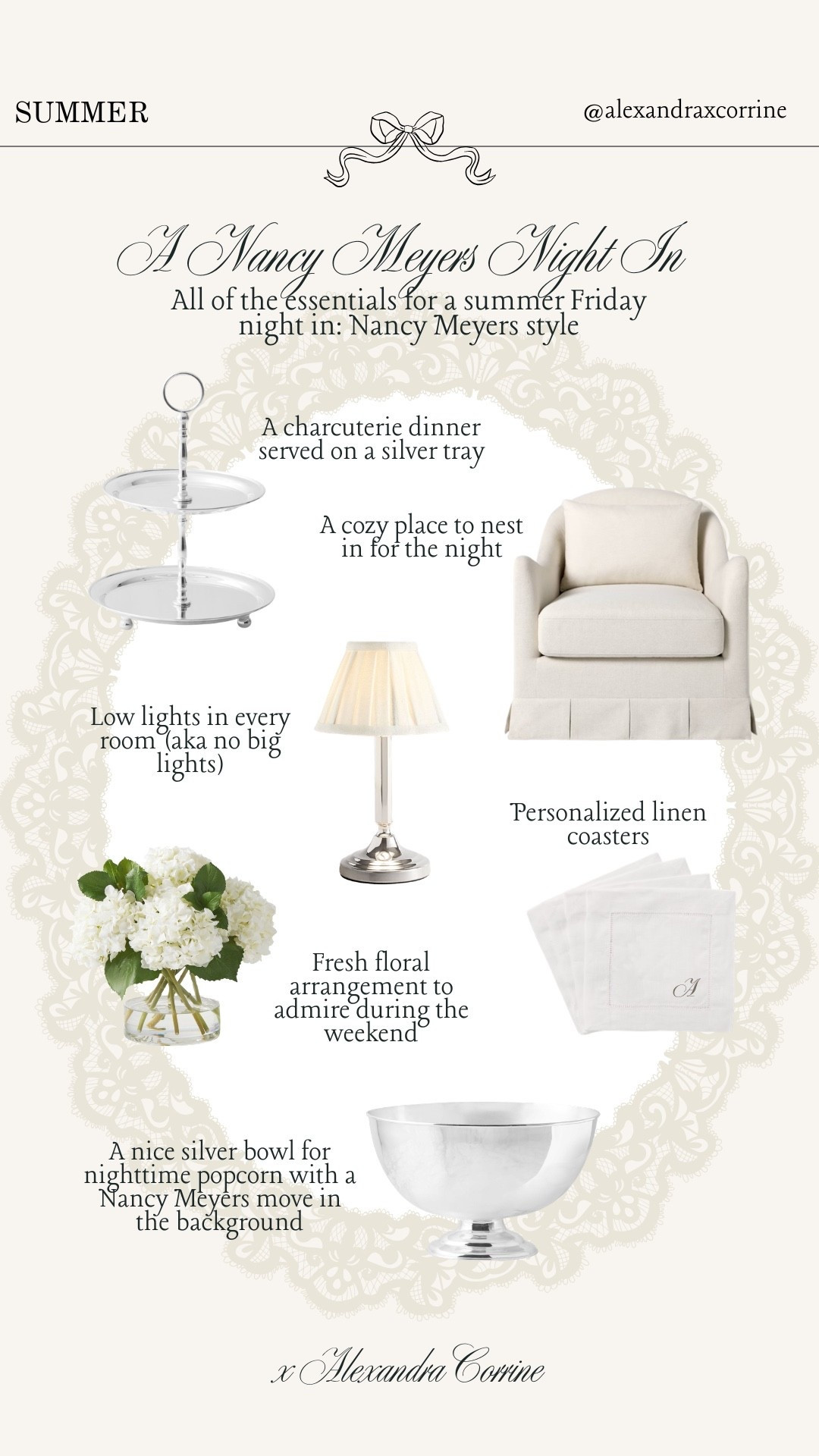 A Nancy Meyers night in 🕯️🧺☁️ All of the essentials for a summer Friday night in, Nancy Meyers style 

Nancy Meyers summer aesthetic, cozy homebody lifestyle, Friday night in essentials, cozy weekend at home, summer homebody, cozy home essentials

#LTKHome #LTKselfcare