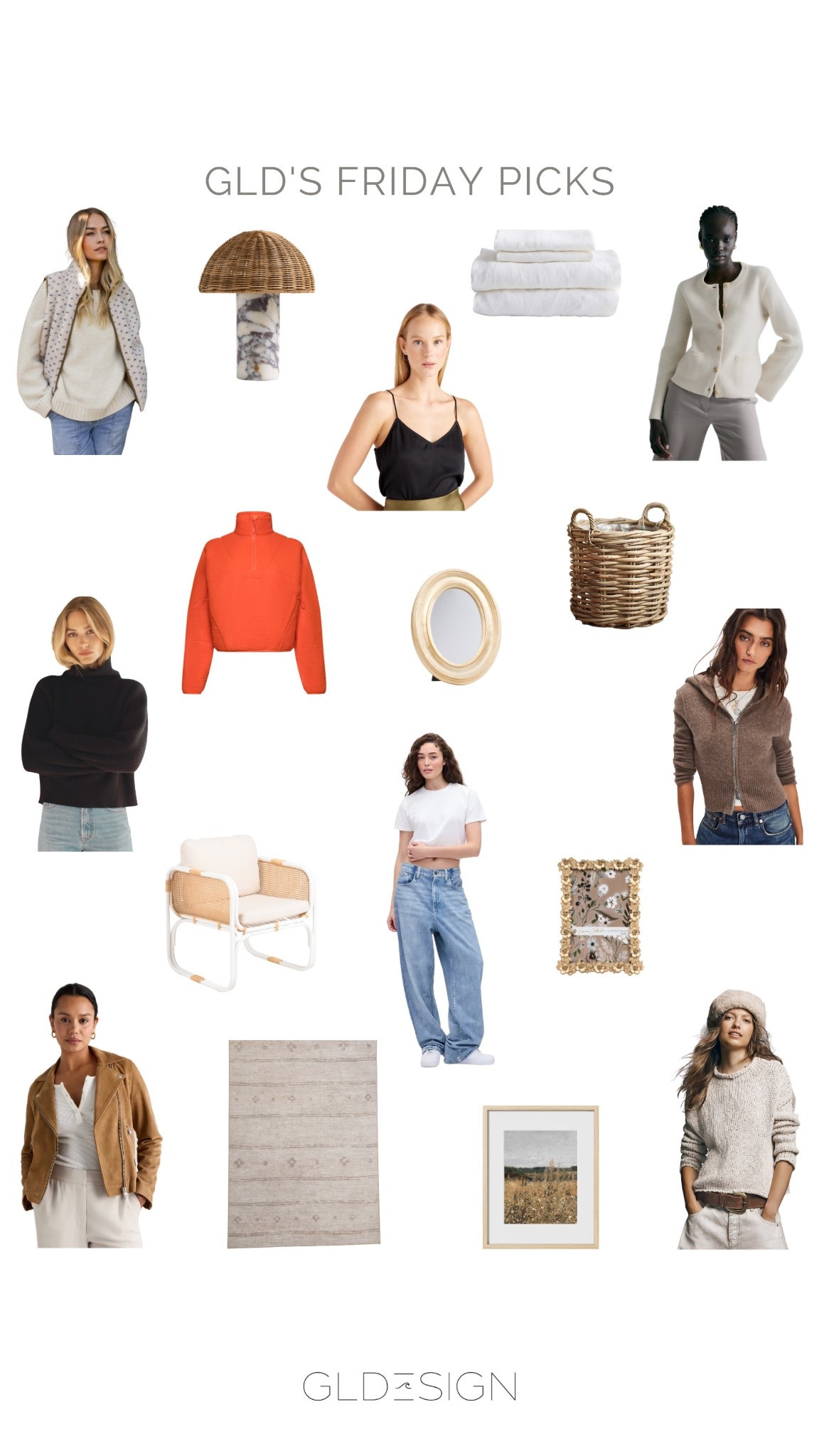 GLDESIGN Friday Picks 
#GLDESIGN #LTKsweaters #LTKcashmere #LTKdecor #LTKjackets #LTKfalloutfit #LTKfleece

#LTKHome #LTKStyleTip #LTKActive