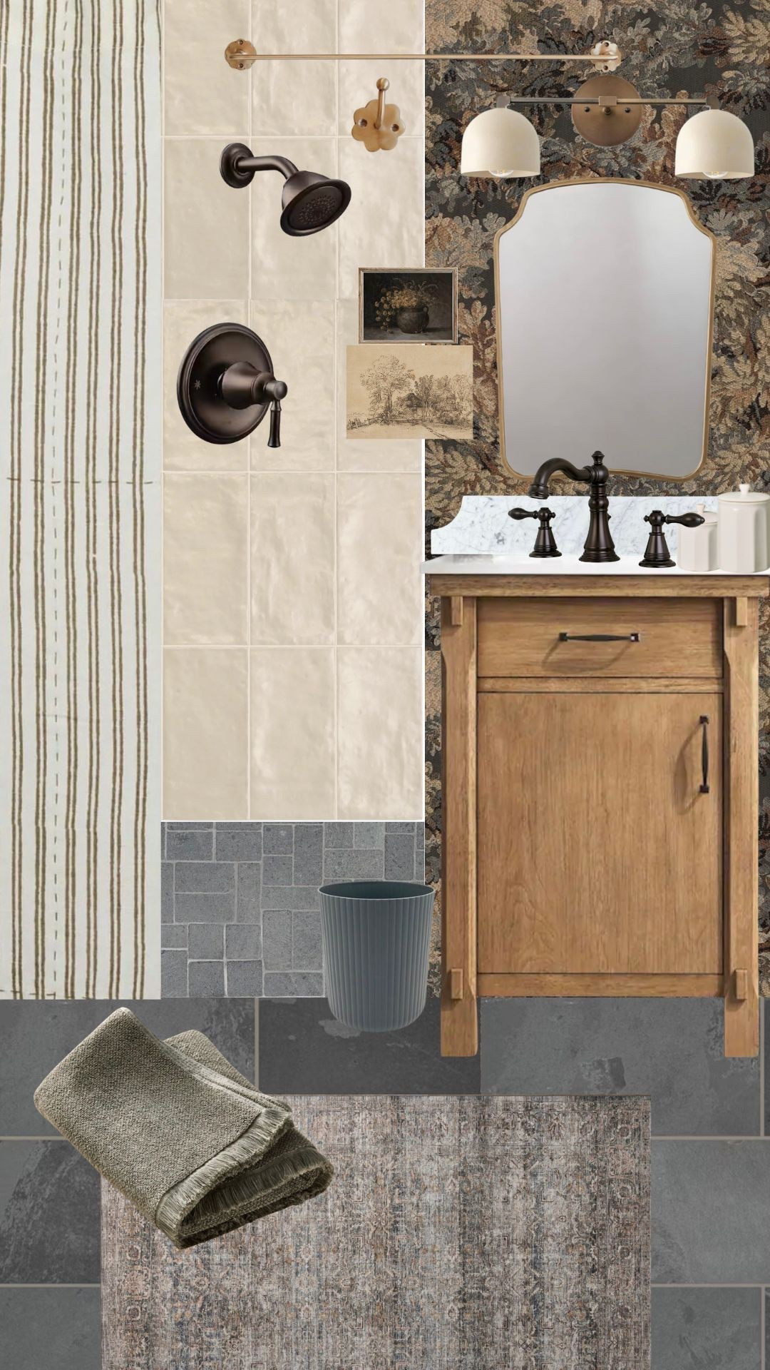 Brainstorming bathroom ideas for our tiny bathroom! 

#LTKHome