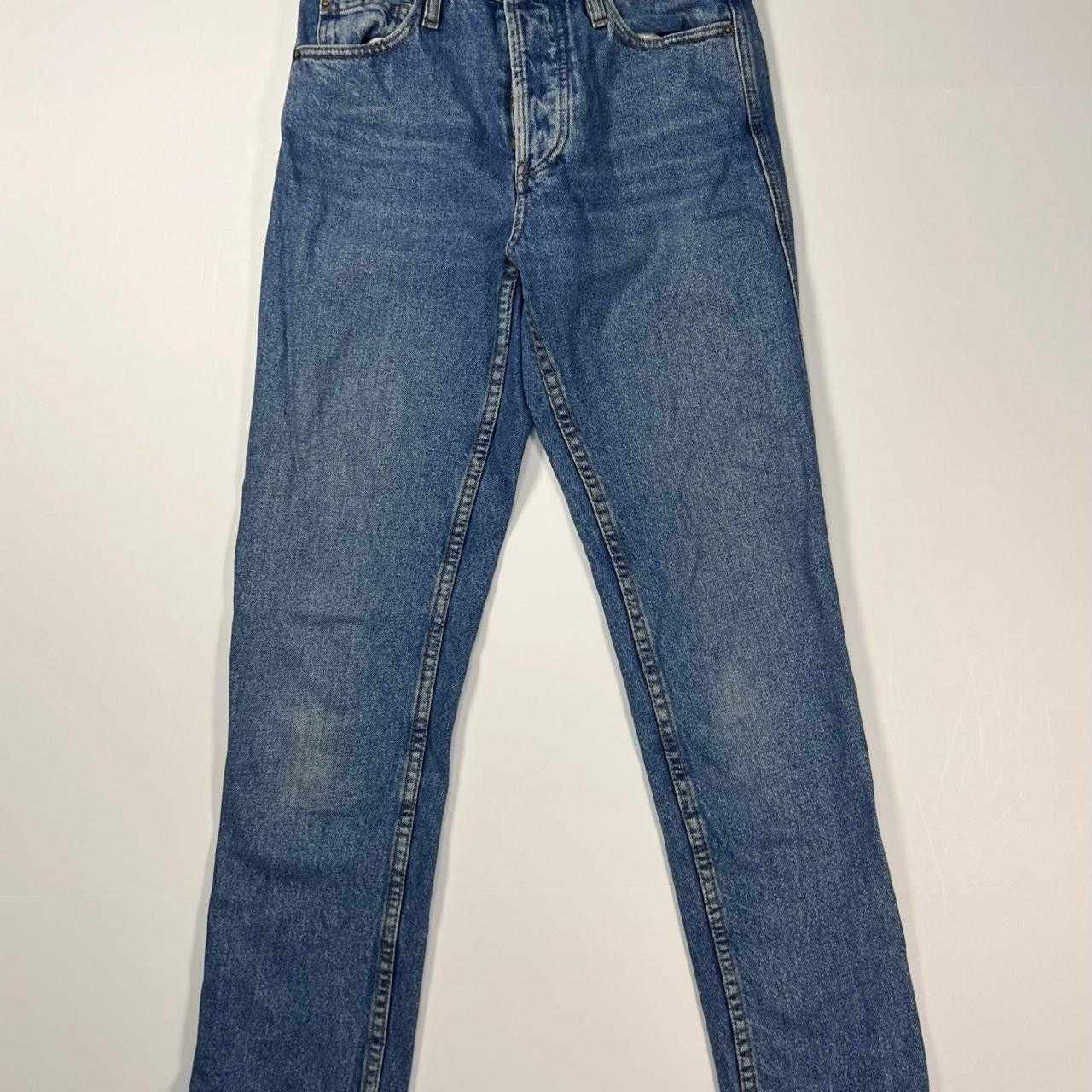 Sézane Women's High waisted Jeans - Blue | Depop US