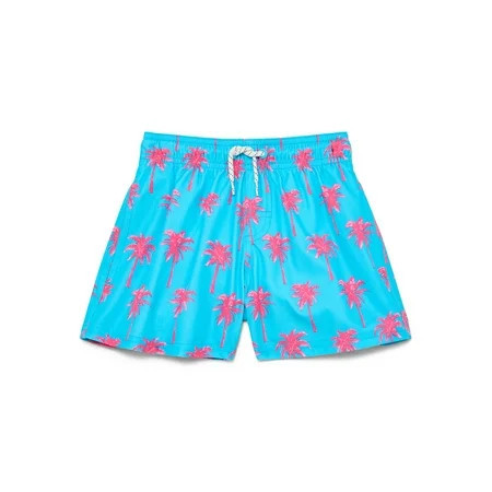 Wonder Nation Boys Quick Dry Stretch Swim Trunks with UPF50, Sizes 4-18 & Husky | Walmart (US)