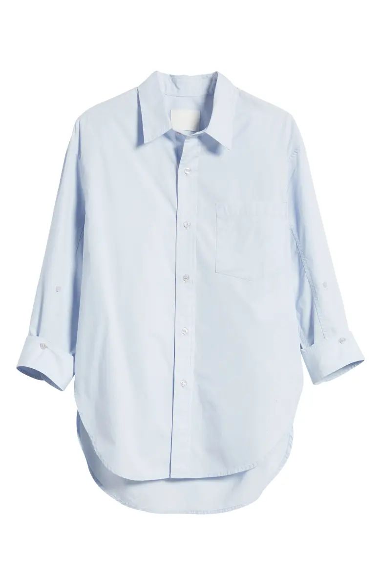 Kayla Oversize Poplin Button-Up Shirt | Nordstrom
