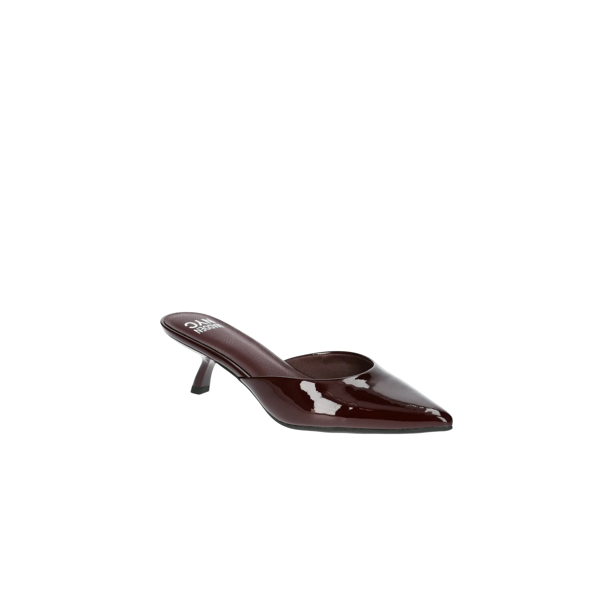Madden NYC Women's Kitten Heeled Slide On Mules | Walmart (US)
