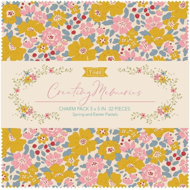 Creating Memories Spring 5-Inch Charm Pack by Tilda | Amazon (US)
