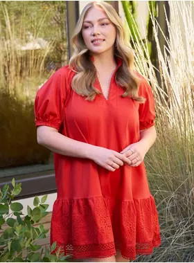 Belle Isle Drop Waist Mini Dress | Torrid (US & Canada)