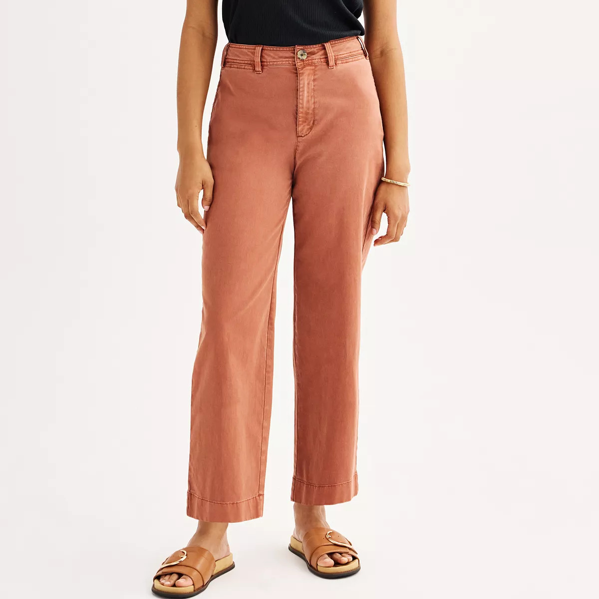 Women's Sonoma Goods For Life® Wide Leg Crop Pants | Kohl's