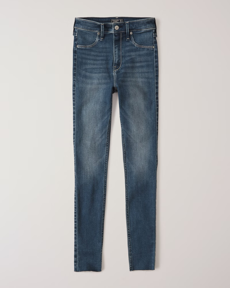 Women's High Rise Jean Legging | Women's Bottoms | Abercrombie.com | Abercrombie & Fitch (US)