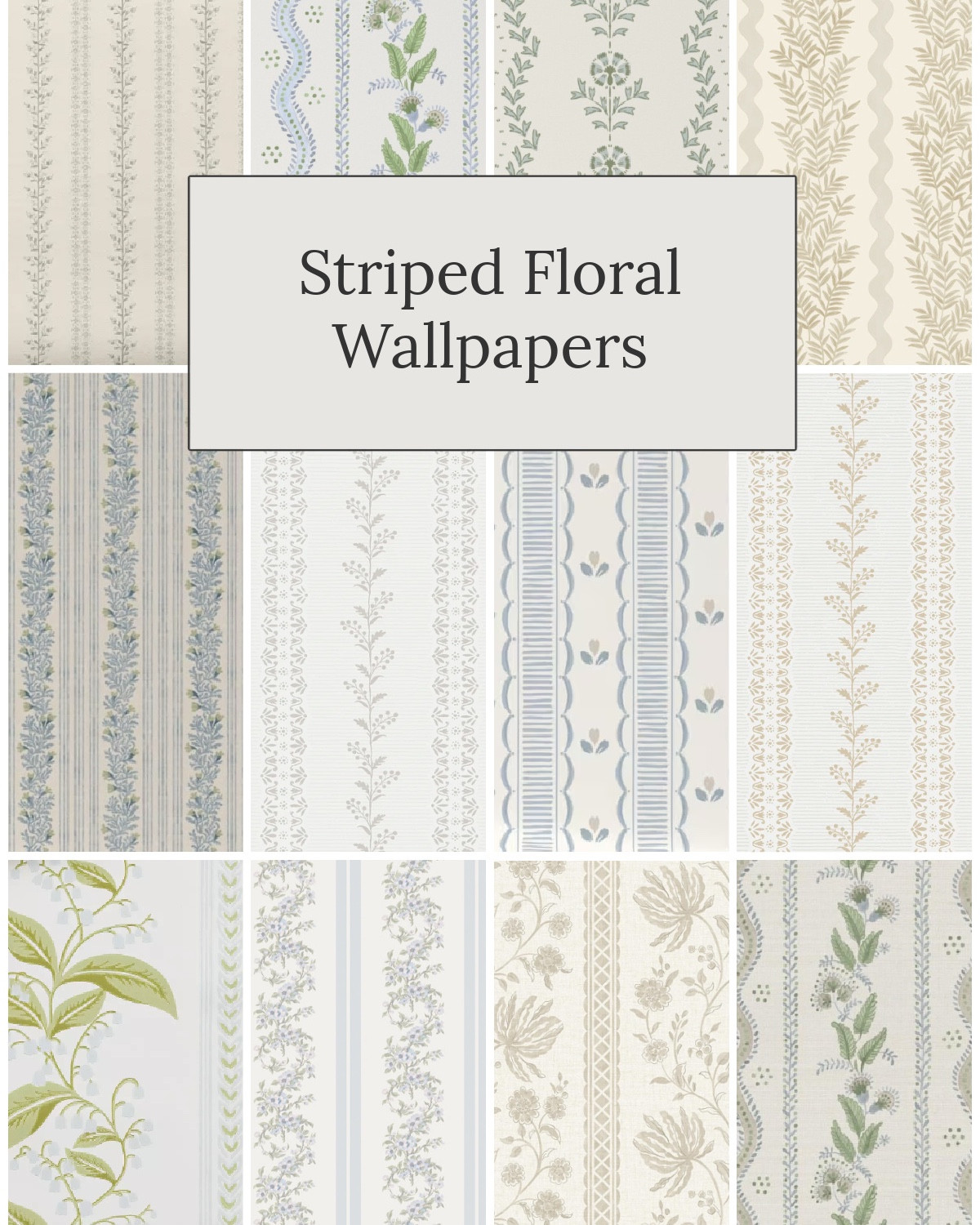 Loving these pretty striped floral wallpapers! Perfect for a reading nook, butler’s pantry, behind shelves, laundry room, or anywhere else you want to add a little personality to a small space. Similar to the pattern I recently shared in our powder room. You can’t go wrong with any of these fresh and timeless designs!

#LTKSeasonal #LTKSaleAlert #LTKHome