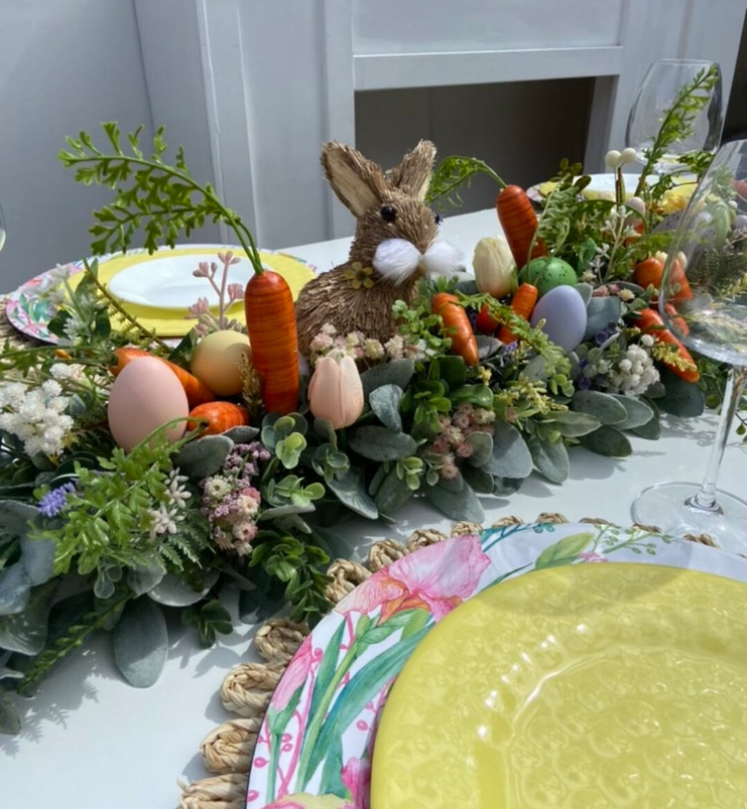 Easter Garland Spring Garland Easter Egg Garland Housewarming Garland Staircase Decor Spring Deco... | Etsy (US)