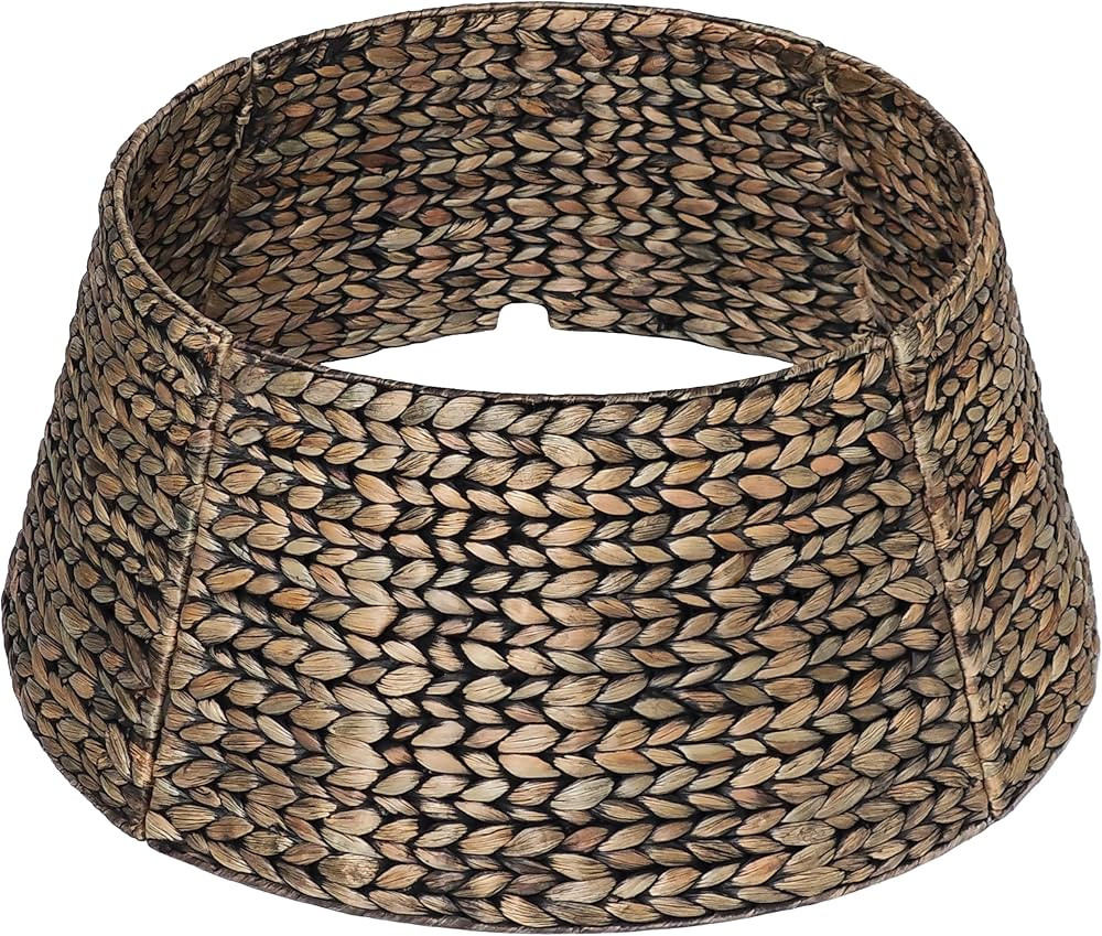 CENBOSS Christmas Tree Collar, Rattan Xmas Tree Collar for Artificial Trees, Woven Wicker Christm... | Amazon (US)