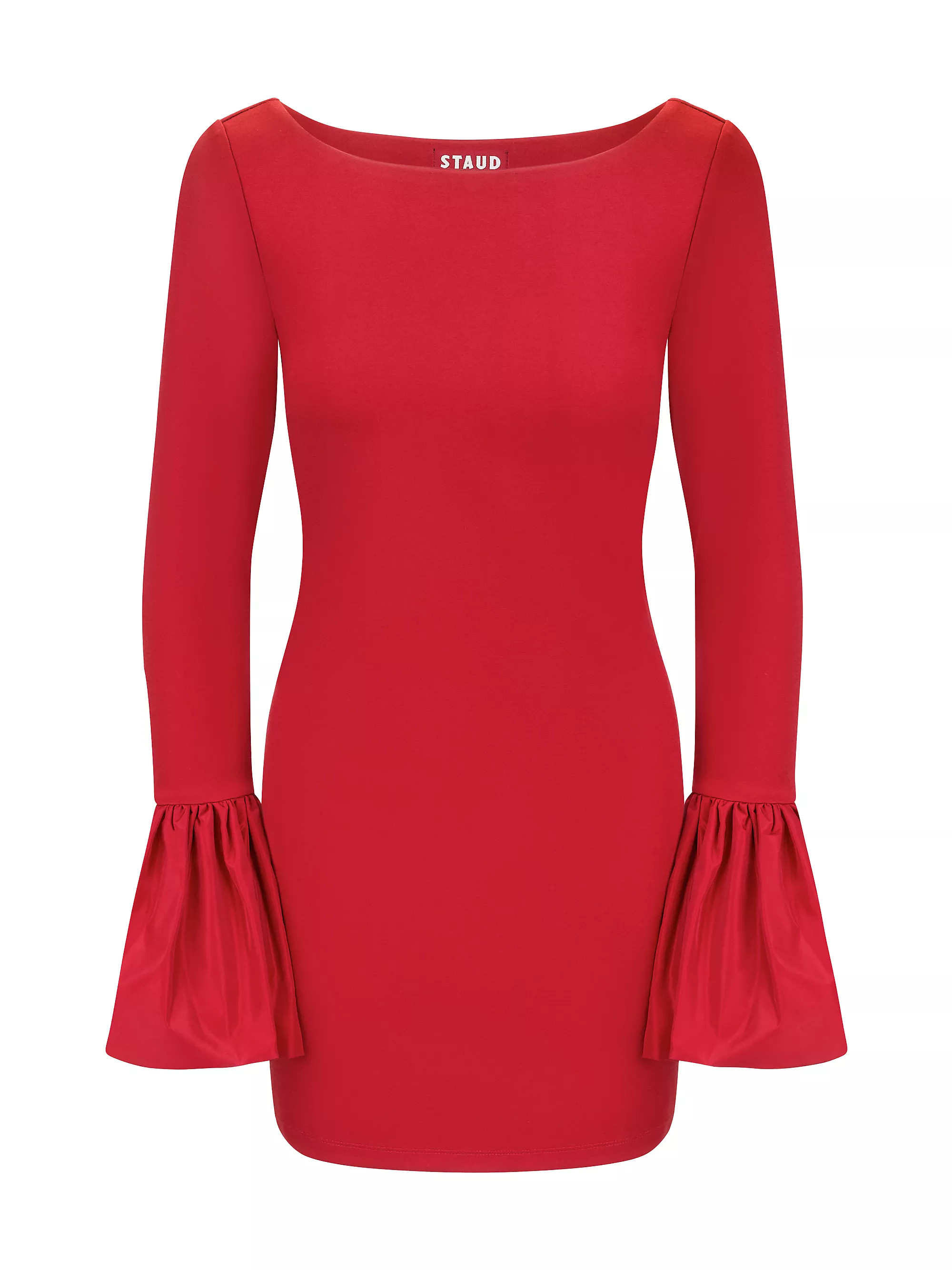StaudHawthorne Bell-Sleeve Minidress | Saks Fifth Avenue
