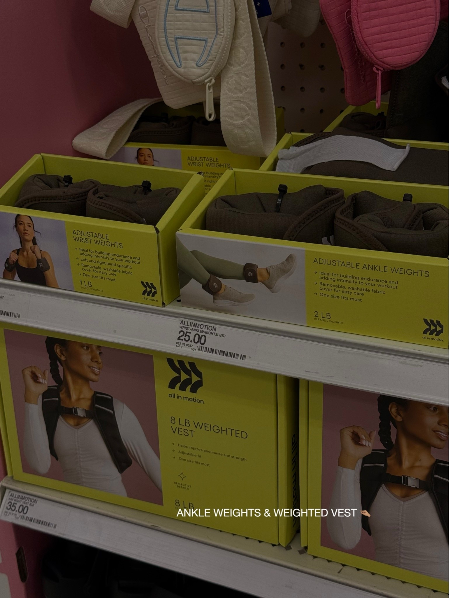 Weighted vest and ankle weights at @Target for the active girly! Great gift idea as well

#LTKActive #LTKmorningroutine #LTKfitnessgoals