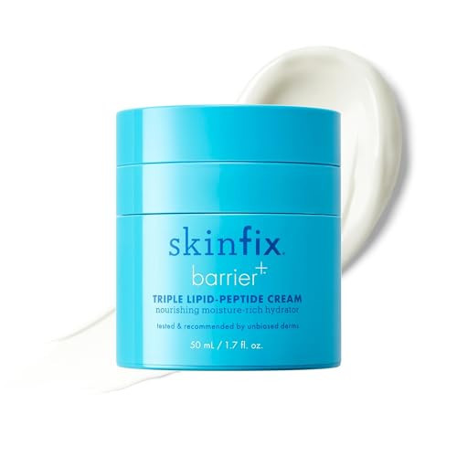 Skinfix Triple Lipid-Peptide Cream - 1.7 oz - Rich Face Moisturizer with Hyaluronic Acid - Hydrates & Restores Dry, Sensitive Skin - Non-Comedogenic, Fragrance Free, Vegan, Cruelty Free | Amazon (US)