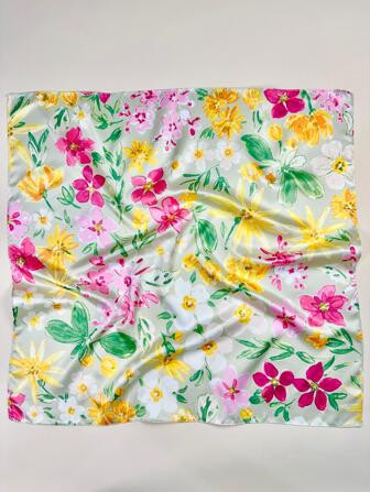 1pc Ladies Boho Floral Print Bandana | SHEIN