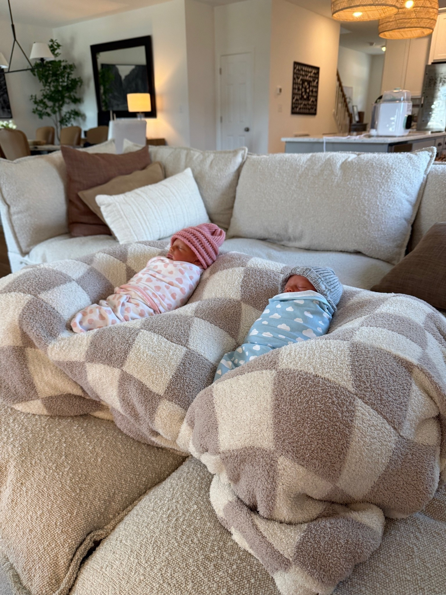 Our twins in my favorite newborn swaddles and on our Twin-Z pillow!

#LTKBaby #LTKKids #LTKmomlife