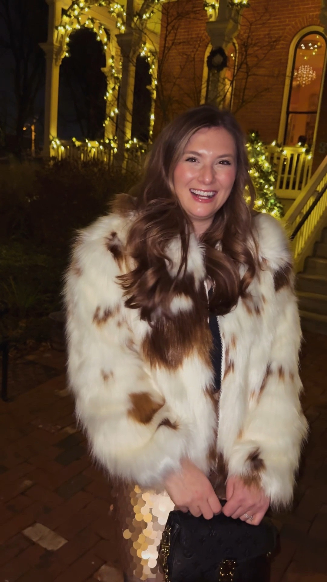 Abercrombie fur coat 
Nashville winter outfit 
Cowboy Christmas fur coat 
Mob wife ski town outfit 
Winter outfit glam sequin skirt and tights 
What to wear in aspen
What to wear in a ski town 

#LTKSeasonal #LTKHoliday #LTKSaleAlert