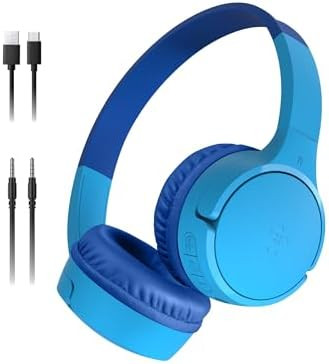 Belkin SoundForm Mini - Wireless Bluetooth Kids Headphones, 30H Battery, 85dB Safe Volume Limit, ... | Amazon (US)