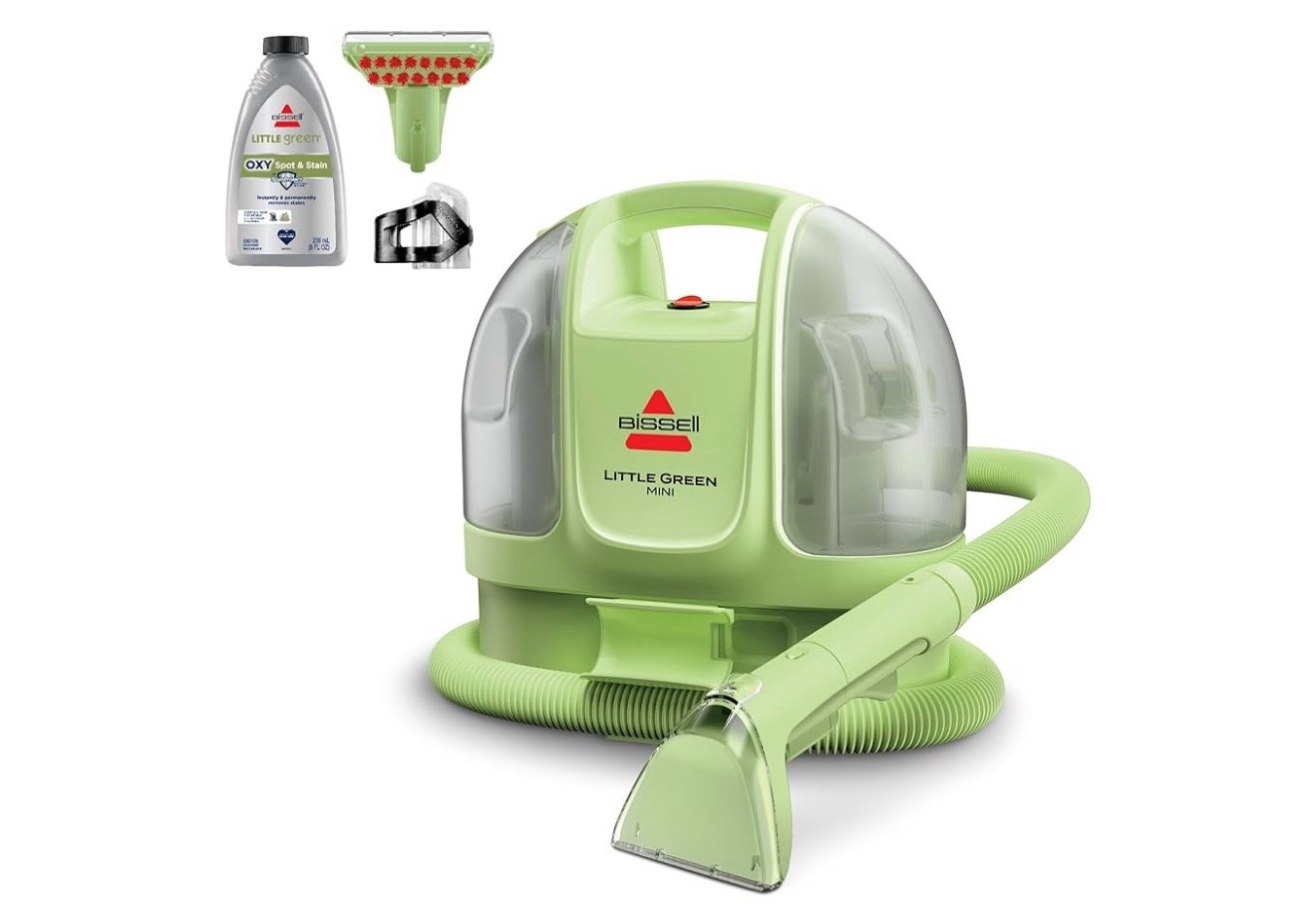 Little green mini portable carpet and upholstery cleaner that will leave you car looking great.

#LTKFamily #LTKGiftGuide #LTKMens