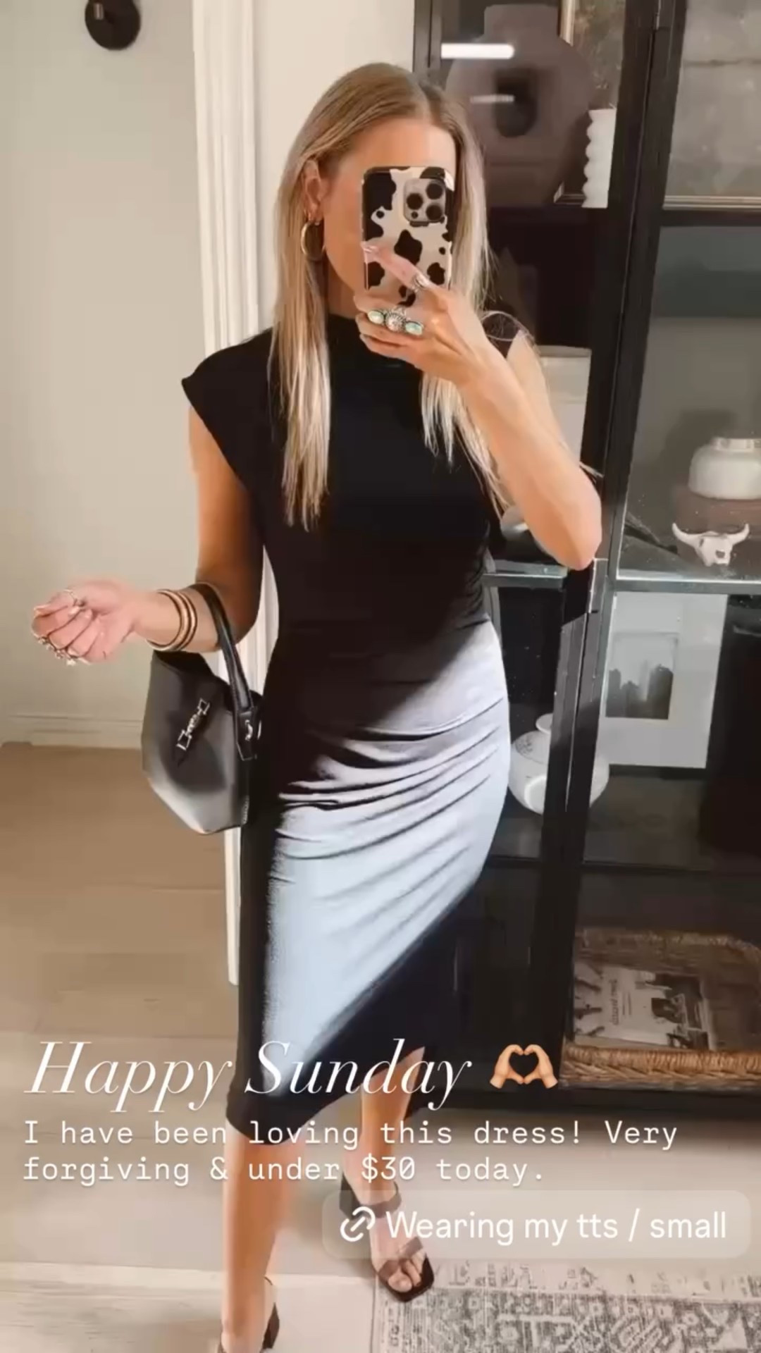 Happy Sunday 🫶🏼 I have been loving this dress! Very forgiving & under $30 today.