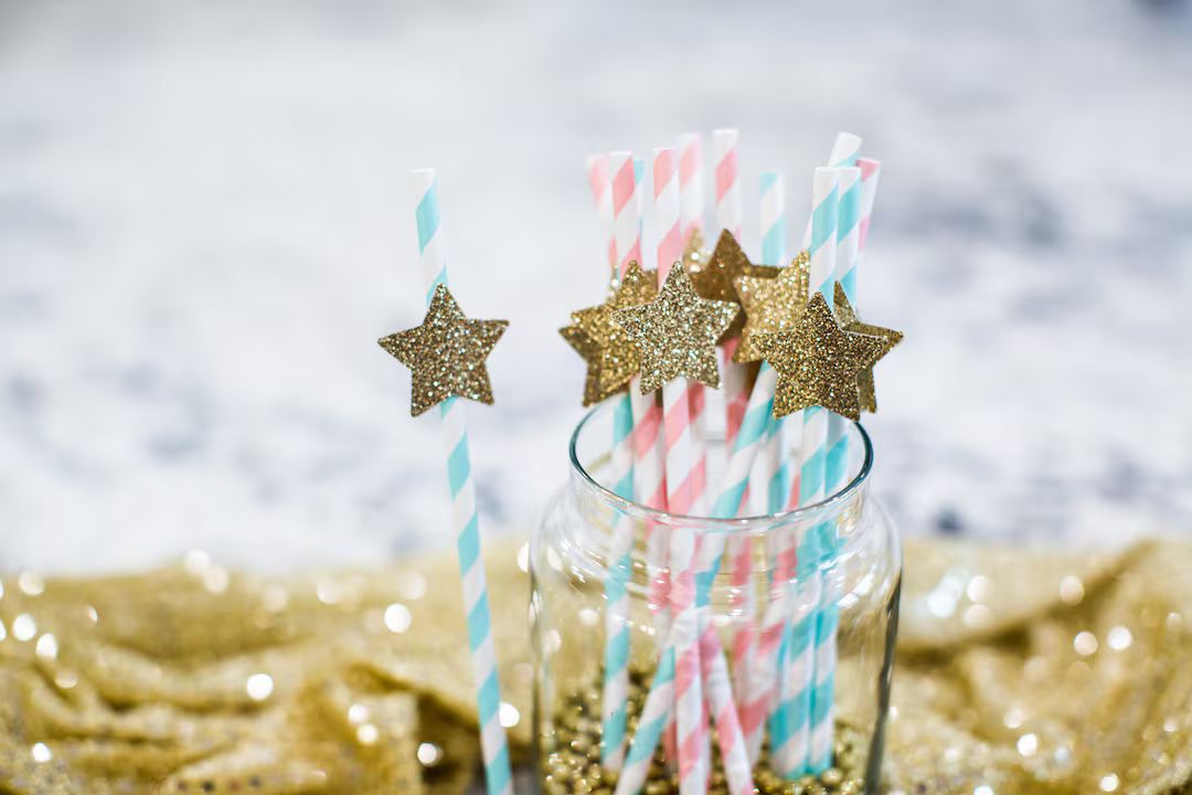 Twinkle Twinkle Little Star Decorations. Twinkle Twinkle Little Star Straws. Star Gender Reveal. ... | Etsy (US)