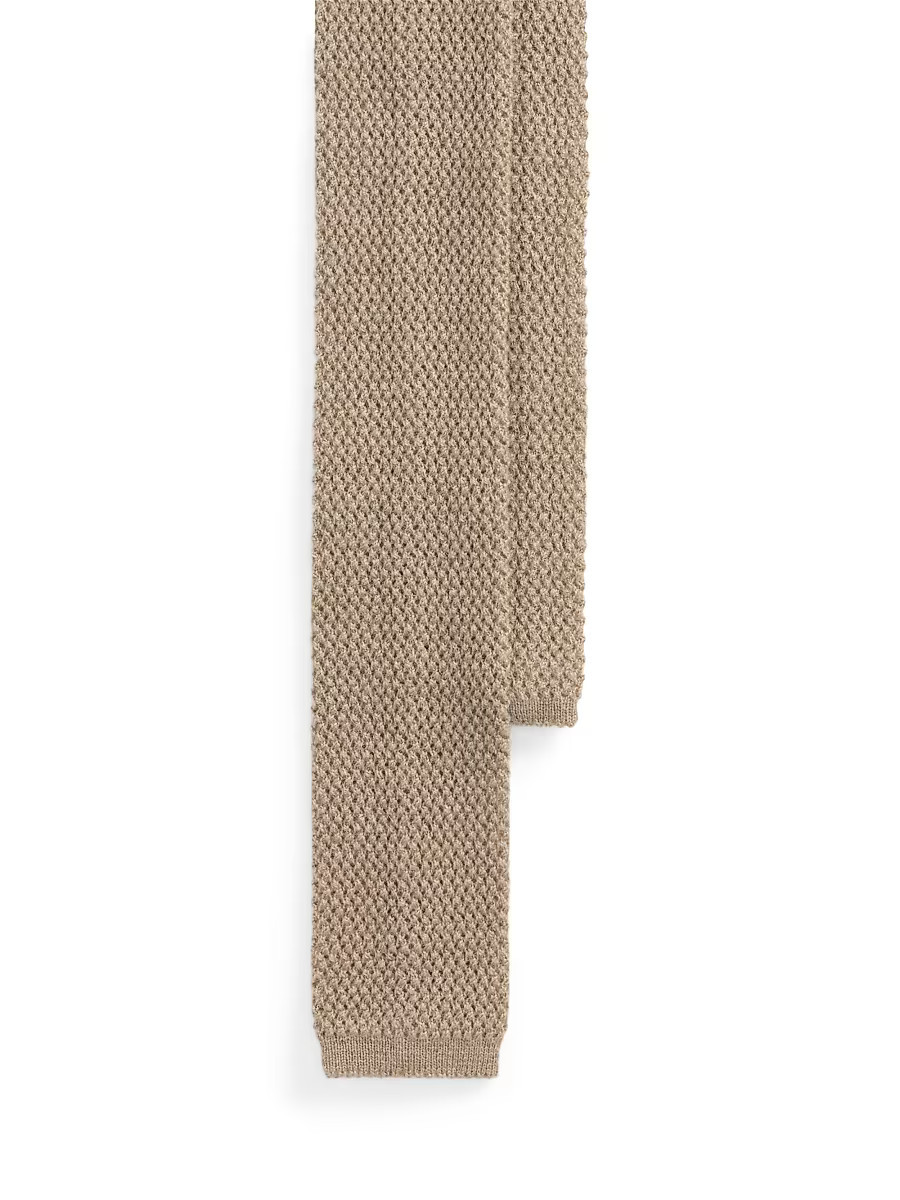 Men's Knit Cashmere Tie - Truffle | Saks Fifth Avenue