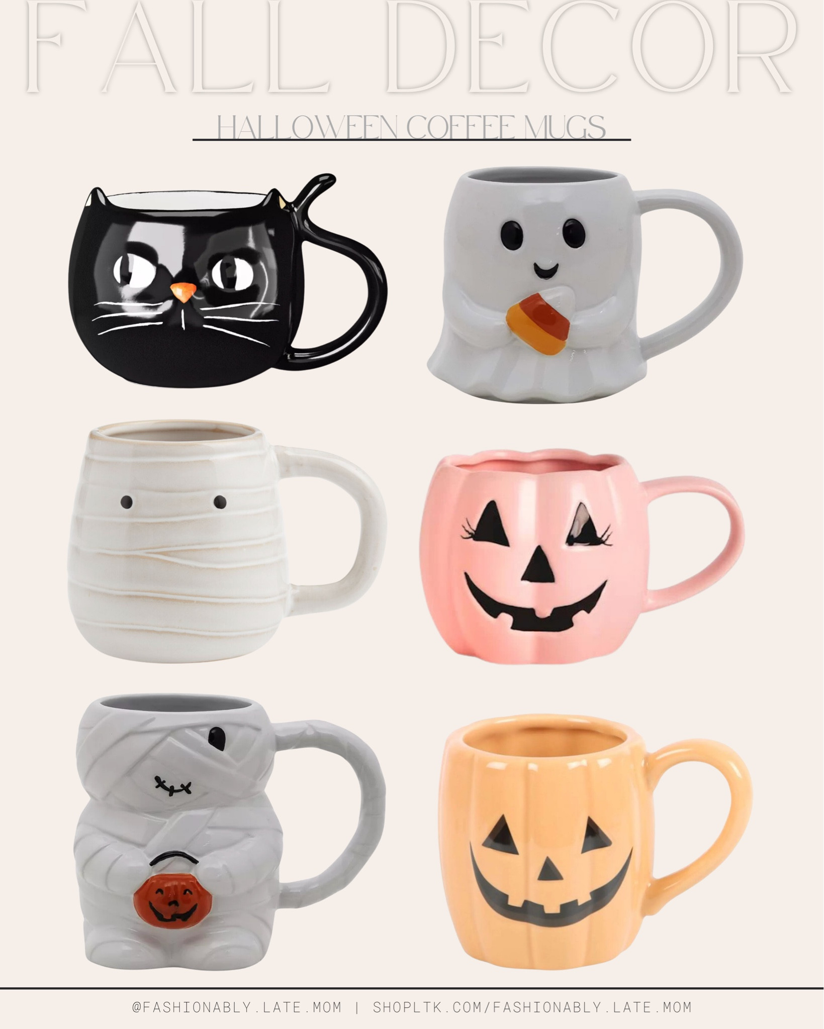 Halloween Coffee Mugs

Home style
Patio furniture
Spring home accents
Spring wall art
Raffia furniture
Bamboo furniture
Wicker furniture
Patio chairs
Summer Entertaining
Pool float
Pool furniture
Home decor
Affordable home
Glassware
Cookware
Aesthetic home
Silk robe
Silk pillowcase
Area rug
Accent chair
Living room furniture
Home style
Kitchen appliances
Walmart home
Home refresh
Dutch oven
Affordable home
Accent chairs

#LTKSaleAlert #LTKHome #LTKSeasonal