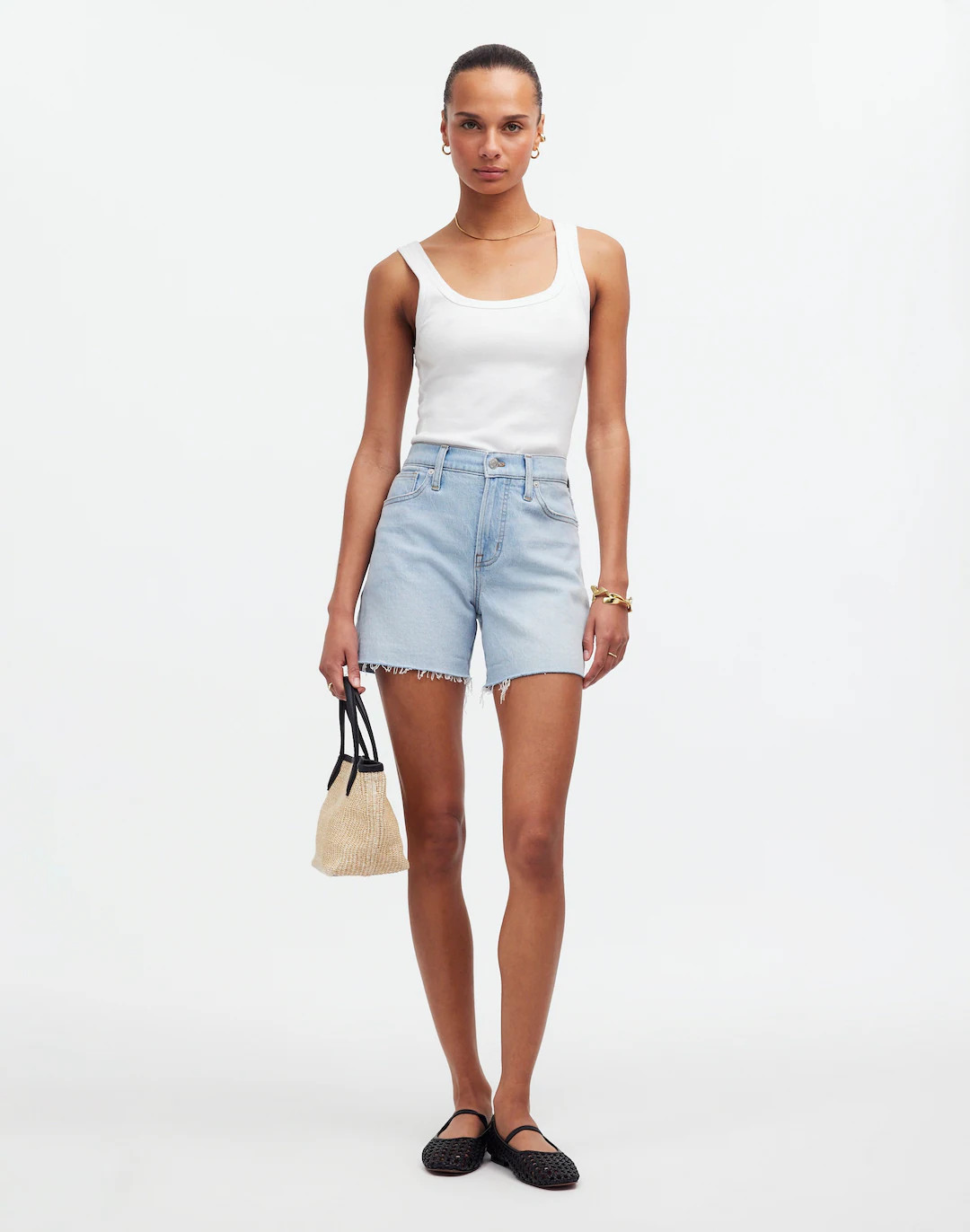 The Perfect Vintage Jean Short in Fitzgerald Wash: Raw-Hem Edition | Madewell