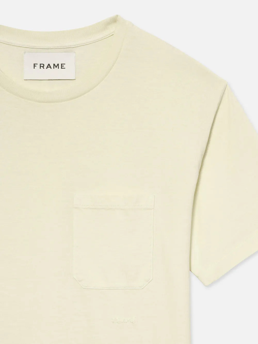 Vintage Tee  in  White Sand | Frame Denim