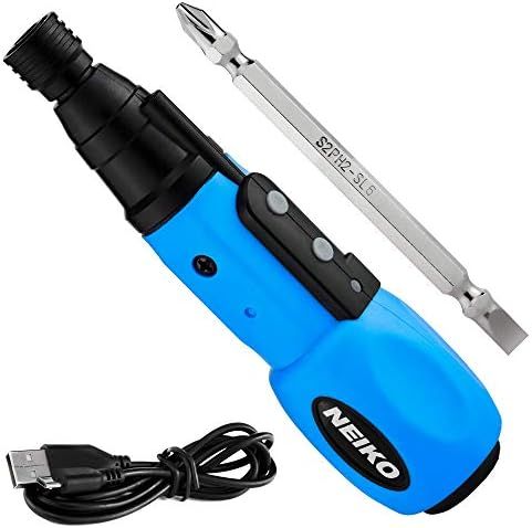 NEIKO 10577A Cordless Power Screwdriver | 1/4” Hex Auto-Lock Safety Chuck | Includes Phillips and Fl | Amazon (US)