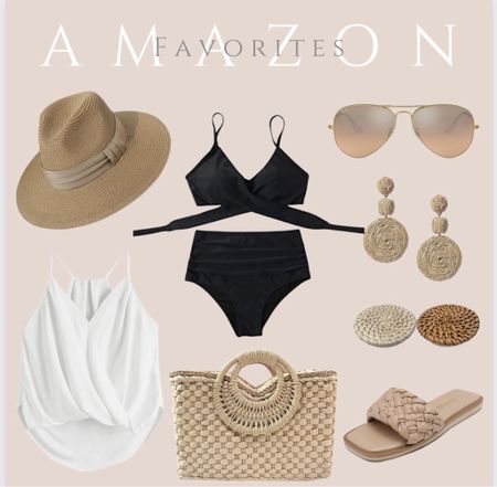 Vacation wear. Resort west. Perfect pieces for your next vacation. #amazon #vacation #travel #swimsuit 