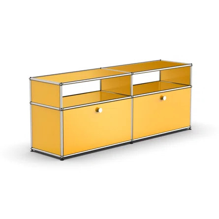 Lateafa 59.05'' Wide 2 - Shelf Storage Cabinet | Wayfair North America