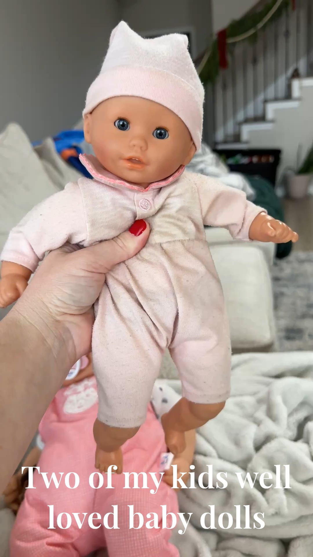 My girls favorite dolls. The small one is soft and smells like vanilla. It’s perfect for ages 1-8. The bigger doll is more realistic, it cries, wets and “drinks” a bottle. It’s perfect for ages 4-12. 

#giftsforgirls #girlsgifts #giftguide #gifts #christmas #christmasgifts #lastminutegifts #toddlers #babydoll #target #corolle #amazon

#LTKSaleAlert #LTKGiftGuide #LTKHoliday