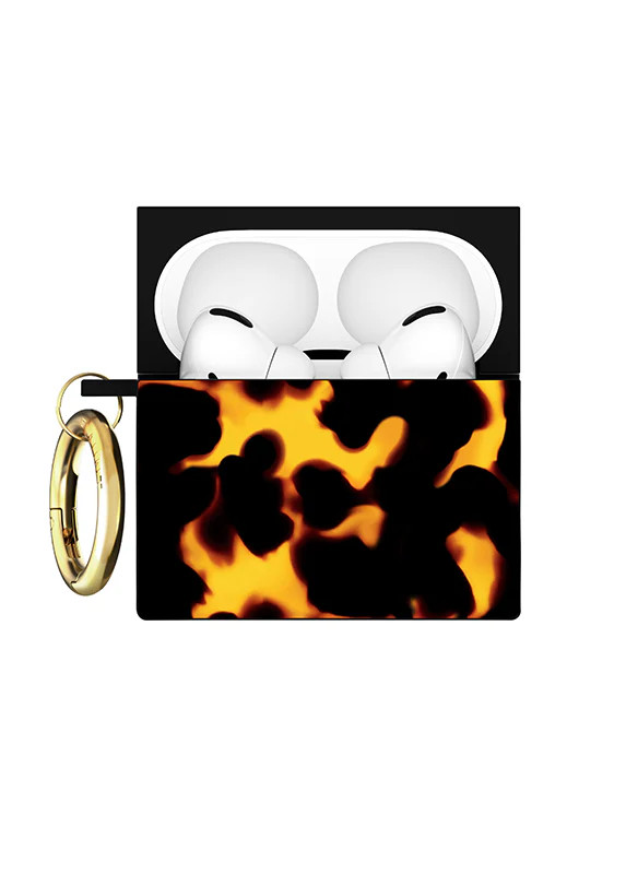 SQUARE® Tortoise Print AirPods Case | FLAUNT