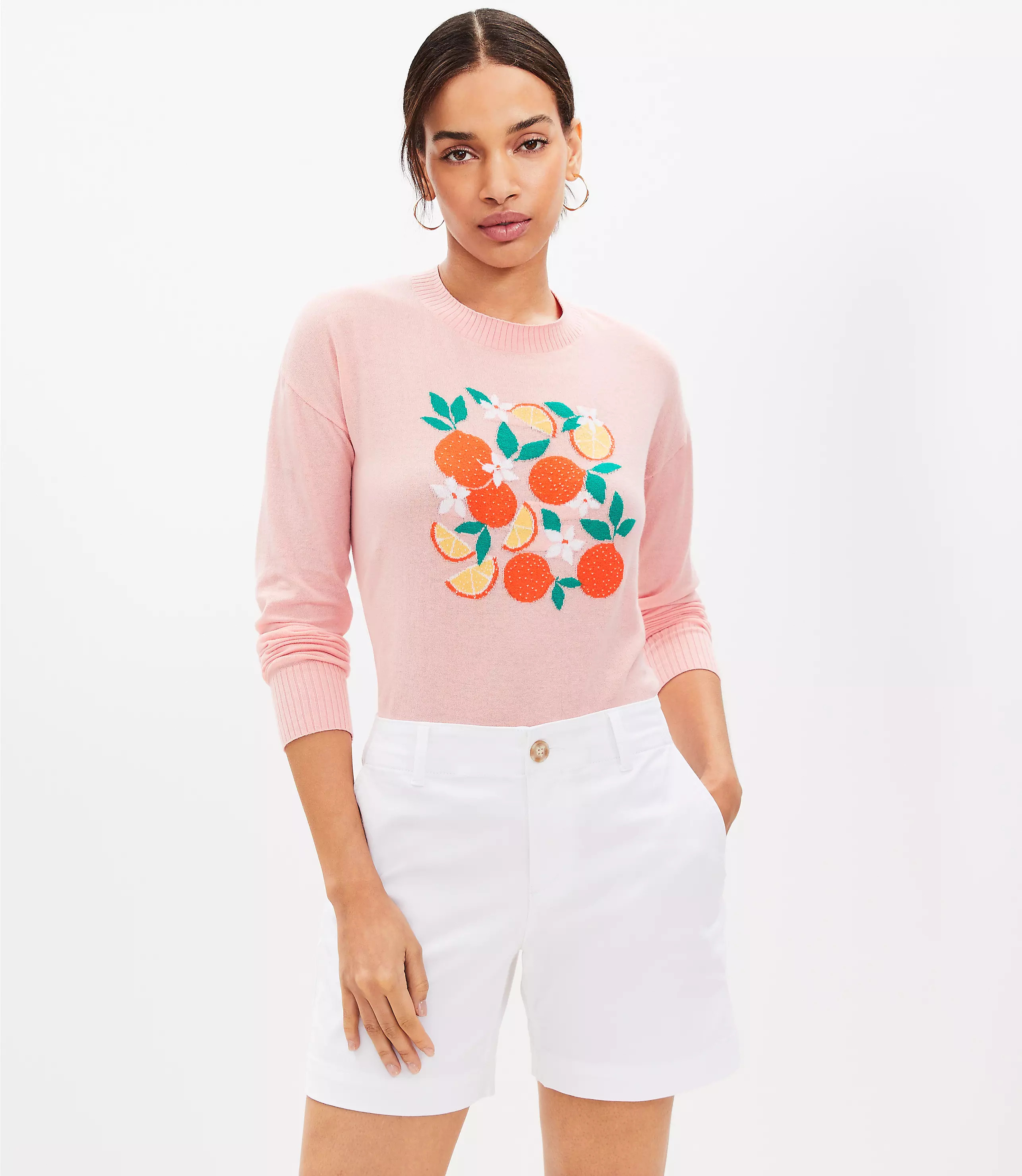 Monroe Chino Shorts | LOFT