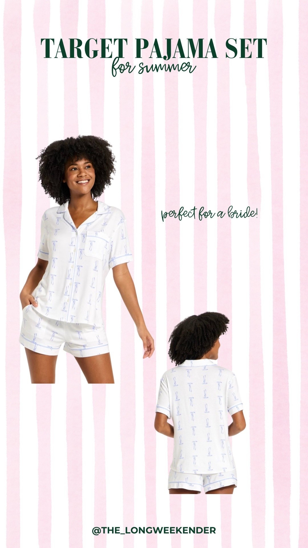 How cute is this bow pajama set from Target?! So perfect for an upcoming bride!!! 

#LTKootd #LTKWedding #LTKTravel