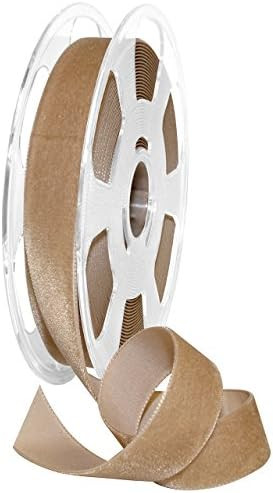 Morex Ribbon, Nylon, 7/8 inch by 11 Yards, Earth, Item 01225/10-597 Nylvalour Velvet Ribbon, 7/8" x  | Amazon (US)