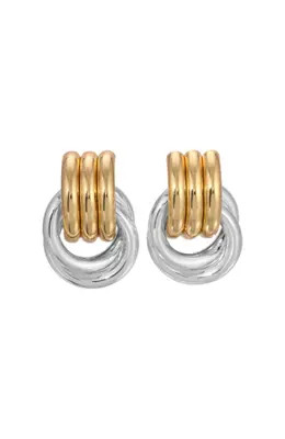 HEAVEN MAYHEM Mini Knot Earrings in Gold at Nordstrom | Nordstrom